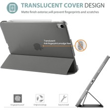 Apple iPad Air 5 10.9 2022 M1 Kılıf Pu Deri Smart Standlı Case A2588 A2589 A2591