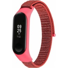 Ekoodukkan Xiaomi Mi Band 7/6/5/4/3 Uyumlu Kumaş Cırtlı Kordon Kayış