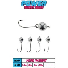 Fujin Power Shockhead #8 Hareketli Jighead 2.5gr