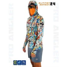 Fujin Pro Angler S24 Buff&hoodie Makai Orange 3xl