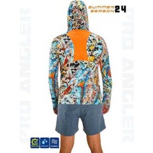 Fujin Pro Angler S24 Buff&hoodie Makai Orange 3xl