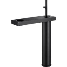 FA-8025 Yüksek Lavabo Bataryası Mat Siyah