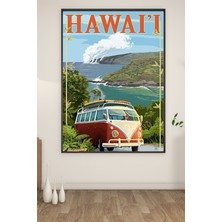 Bs Baskı A3 Hawaı'ı Baskılı Poster