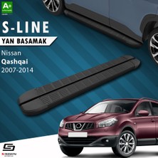 S-Dizayn Nissan Qashqai S-Line Siyah Yan Basamak 173 cm 2007-2014 A+ Kalite