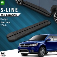 S-Dizayn Dodge Journey S-Line Siyah Yan Basamak 183 cm 2008-2020 A+ Kalite