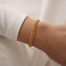 Altıntaş 22 Ayar Minimal Uzayyolu Altın Bileklik