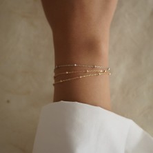 Altıntaş Üçlü Dorika Zincir Altın Bileklik