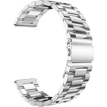 Ekoodukkan Oppo Watch 46MM Uyumlu Paslanmaz Çelik Metal Kordon Kayış