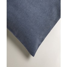 Zara Home Düz Renkli Kırlent Kılıfı   (50  x  50  cm ) Mavi?