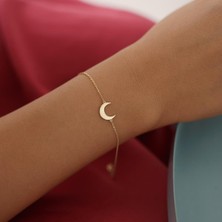 Altıntaş Hilal Minimal Altın Bileklik