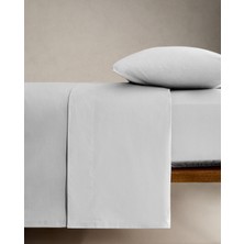 Zara Home (200 Iplikli) Pamuklu Perkal Nevresim   (240  x  220  cm ) Gri?