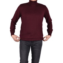 RYM-2110 Tam Balıkçı Kazak/bordo/xl