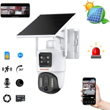 Heiman Hm-26 4G Sim Kartlı Solar Paneli 4MP HD Görüntü 10X Zoom IP Güvenlik Kamerası