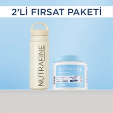 Nutrafine Avantajlı Termoslu Set, Marine Collagen Katkısız Doğal Tatsız ve Kokusuz %100 Çifte Hidrolize Balık Kolajen