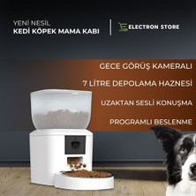 ELECTRON Akıllı Kedi Köpek Otomatik Mama Kabı