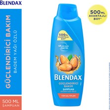 Blendax Güçlendirici Bakım Badem Yağı Özlü Şampuan 500 Ml