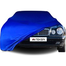 ULTRASHOP Mercedes Benz E W210 Uyumlu Araba Brandası Mavi Penye Kumaş Branda Oto Branda