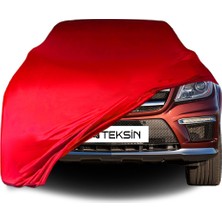 ULTRASHOP Mercedes Benz Gl (X166) Uyumlu Araba Brandası Kırmızı Penye Kumaş Branda Oto Branda