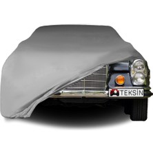 ULTRASHOP Mercedes Benz W108 Uyumlu Araba Brandası Gri Penye Kumaş Branda Oto Branda