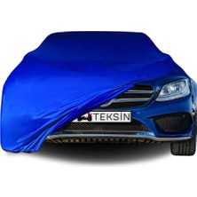 ULTRASHOP Mercedes Benz C T Model S206 Uyumlu Araba Brandası Mavi Penye Kumaş Branda Oto Branda