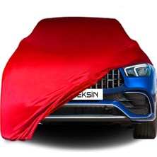ULTRASHOP Mercedes Benz Gle V167 Uyumlu Araba Brandası Kırmızı Penye Kumaş Branda Oto Branda