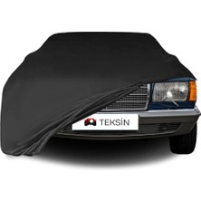 ULTRASHOP Mercedes Benz S W126 Sel Uyumlu Araba Brandası Siyah Penye Kumaş Branda Oto Branda
