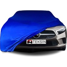 ULTRASHOP Mercedes Benz A Serisi V177 Sedan Uyumlu Araba Brandası Mavi Penye Kumaş Branda Oto Branda