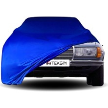 ULTRASHOP Mercedes Benz W123 Uyumlu Araba Brandası Mavi Penye Kumaş Branda Oto Branda