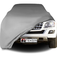 ULTRASHOP Mercedes Benz M W164 Uyumlu Araba Brandası Gri Penye Kumaş Branda Oto Branda