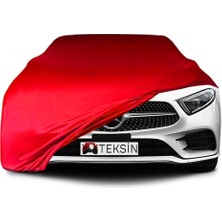 ULTRASHOP Mercedes Benz Cls C257 Uyumlu Araba Brandası Kırmızı Penye Kumaş Branda Oto Branda