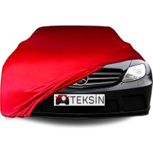 ULTRASHOP Mercedes Benz cl C216 Uyumlu Araba Brandası Kırmızı Penye Kumaş Branda Oto Branda