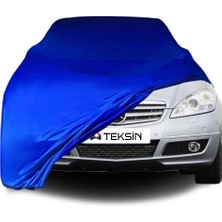 ULTRASHOP Mercedes Benz A Serisi C169 Uyumlu Araba Brandası Mavi Penye Kumaş Branda Oto Branda