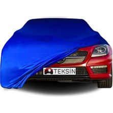 ULTRASHOP Mercedes Benz Slc R172 Uyumlu Araba Brandası Mavi Penye Kumaş Branda Oto Branda