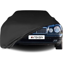 ULTRASHOP Mercedes Benz E W210 Uyumlu Araba Brandası Siyah Penye Kumaş Branda Oto Branda