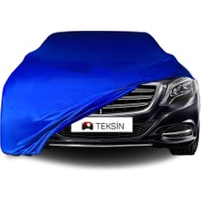 ULTRASHOP Mercedes Benz S X222 Uyumlu Araba Brandası Mavi Penye Kumaş Branda Oto Branda
