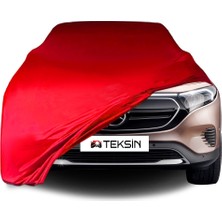 ULTRASHOP Mercedes Benz Eqb (X243) Uyumlu Araba Brandası Kırmızı Penye Kumaş Branda Oto Branda
