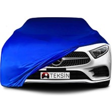 ULTRASHOP Mercedes Benz Cls C257 Uyumlu Araba Brandası Mavi Penye Kumaş Branda Oto Branda