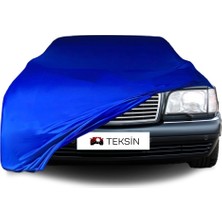 ULTRASHOP Mercedes Benz S W140 Short Uyumlu Araba Brandası Mavi Penye Kumaş Branda Oto Branda