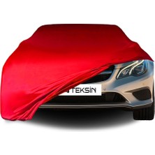ULTRASHOP Mercedes Benz E A207 Cabrio-Coupe Uyumlu Araba Brandası Kırmızı Penye Kumaş Branda Oto Branda
