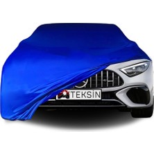 ULTRASHOP Mercedes Benz Sl R232 (2021-) Uyumlu Araba Brandası Mavi Penye Kumaş Branda Oto Branda