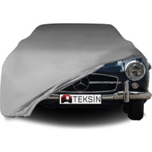 ULTRASHOP Mercedes Benz Ponton Uyumlu Araba Brandası Gri Penye Kumaş Branda Oto Branda