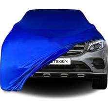 ULTRASHOP Mercedes Benz Glc X253 Uyumlu Araba Brandası Mavi Penye Kumaş Branda Oto Branda
