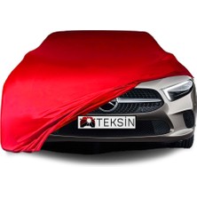 ULTRASHOP Mercedes Benz A Serisi V177 Sedan Uyumlu Araba Brandası Kırmızı Penye Kumaş Branda Oto Branda