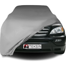 ULTRASHOP Mercedes Benz M W163 Uyumlu Araba Brandası Gri Penye Kumaş Branda Oto Branda