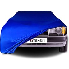 ULTRASHOP Mercedes Benz S123 Uyumlu Araba Brandası Mavi Penye Kumaş Branda Oto Branda
