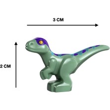 LEGO Jurassic World - 963 Sammy ve Yeşil Baby Velociraptor Dinozor Biberon Orijinal Minifigürler