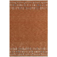 Royal Halı Armonika YT03D Bakır Multi Antialerjik Yumuşak Dokulu Modern Etnik Halı