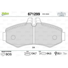 Fren Balatası On Mercedes Vıto W638 97 03