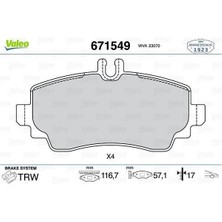 Fren Balatası On Mercedes A-Class W168 99 04