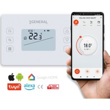 General Solara 330S Smart Kablosuz Wi-Fi Kontrollü Akıllı Oda Termostatı (Tuya)